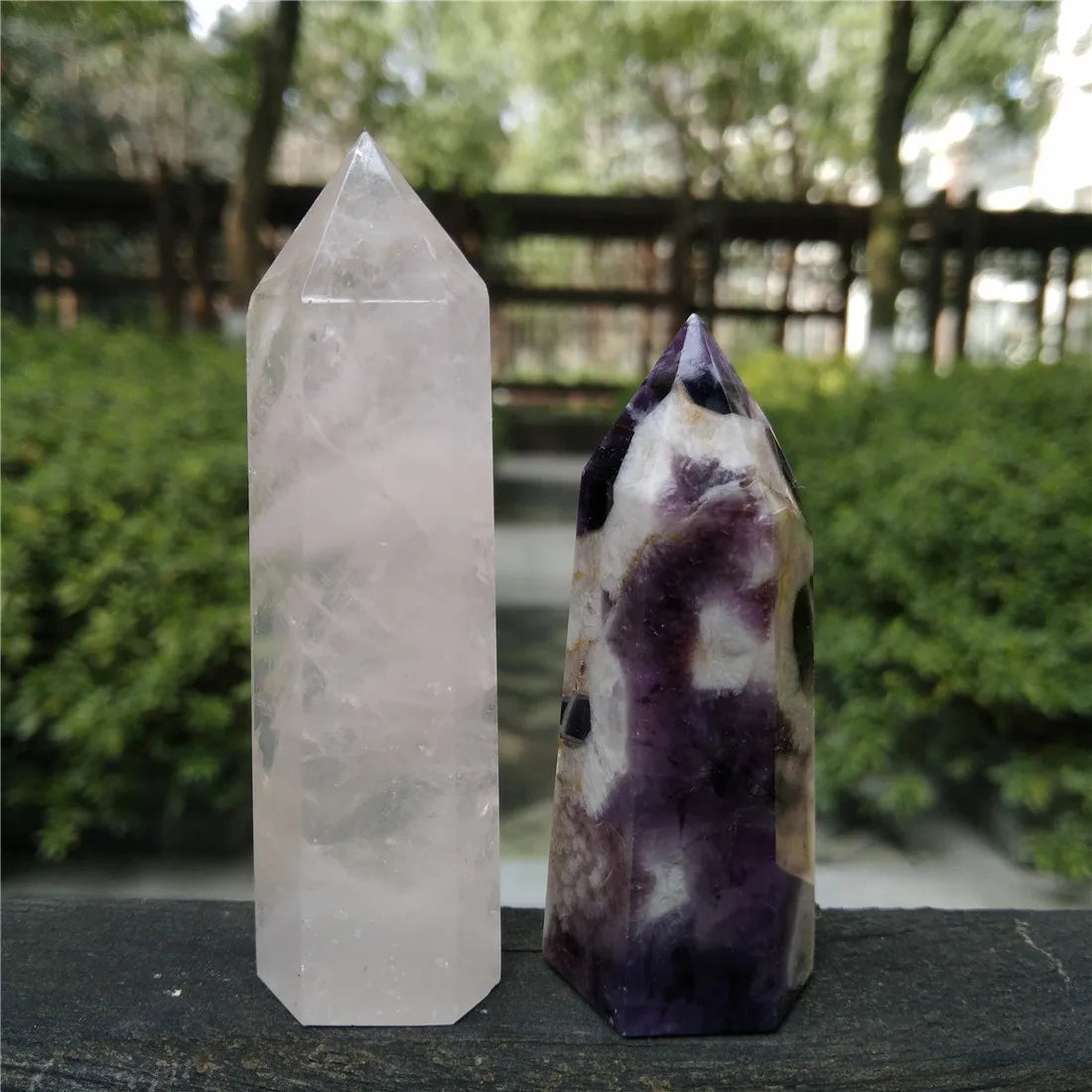 2pcs Amethyst Citrine Smokey Crystal Rose Quartz Black Obsidian Stone Stones Crystals Cristal Pierre Naturelle Cristaux Healing