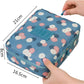 Women Cosmetic bag Makeup bag Case Make Up Organizer Toiletry Storage Neceser Rushed Floral Nylon Zipper New Travel Wash pouch