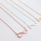 Charm Infinity Pendants Choker Necklaces For Women Boho Jewelry Eternal Friendship Necklace Bijoux Femme Collier 2017 Bff