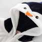 Children's Bathrobes Lovely Penguin Bathrobe Kids Baby Boy&girl Bath Robes Cotton Warm Pajamas Animal Kids Bath Robes