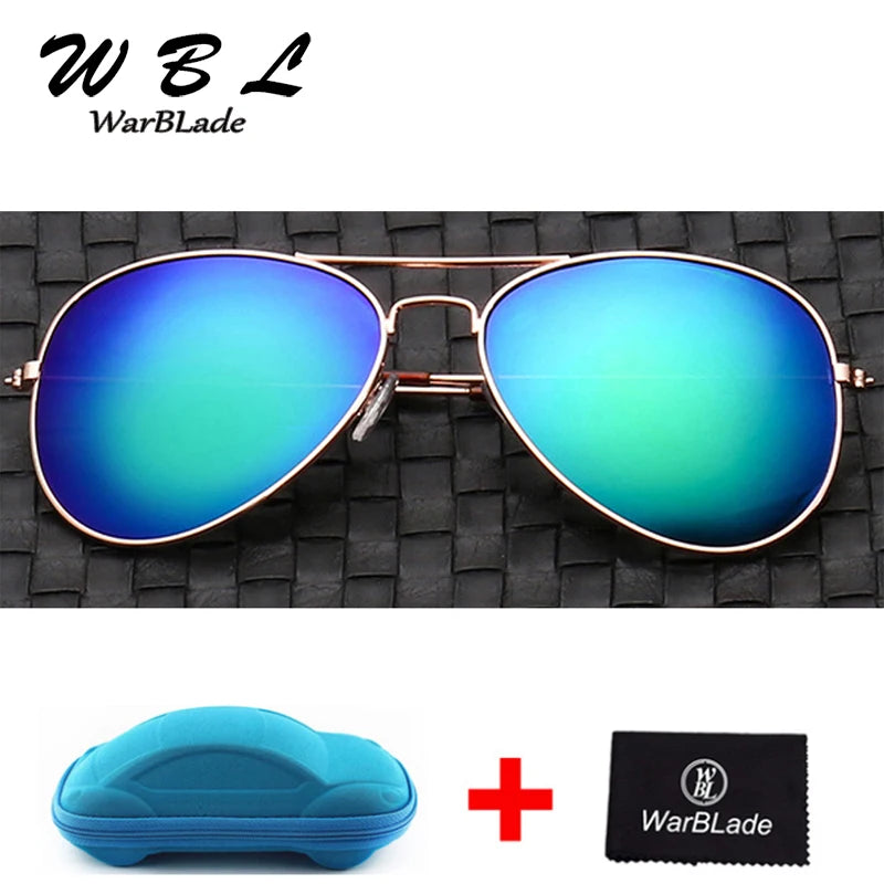 WarBLade New Trendy Pilot Sunglasses Unisex Retro Classic Sun Glasses Female Gradient Lunettes de soleil 400UV Shades