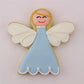 KENIAO Angel Cookie Cutter for Christmas Party - 7.4 x 7.1 CM Easter Biscuit Fondant Sandwich Bread Mold - Stainless Steel