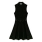 Hot Sale Women Summer Dress Elegant Fashion Slim Sexy Sleeveless Beading Female Vintage Vestidos Black Party Dresses De Festa