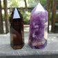 2pcs Amethyst Citrine Smokey Crystal Rose Quartz Black Obsidian Stone Stones Crystals Cristal Pierre Naturelle Cristaux Healing