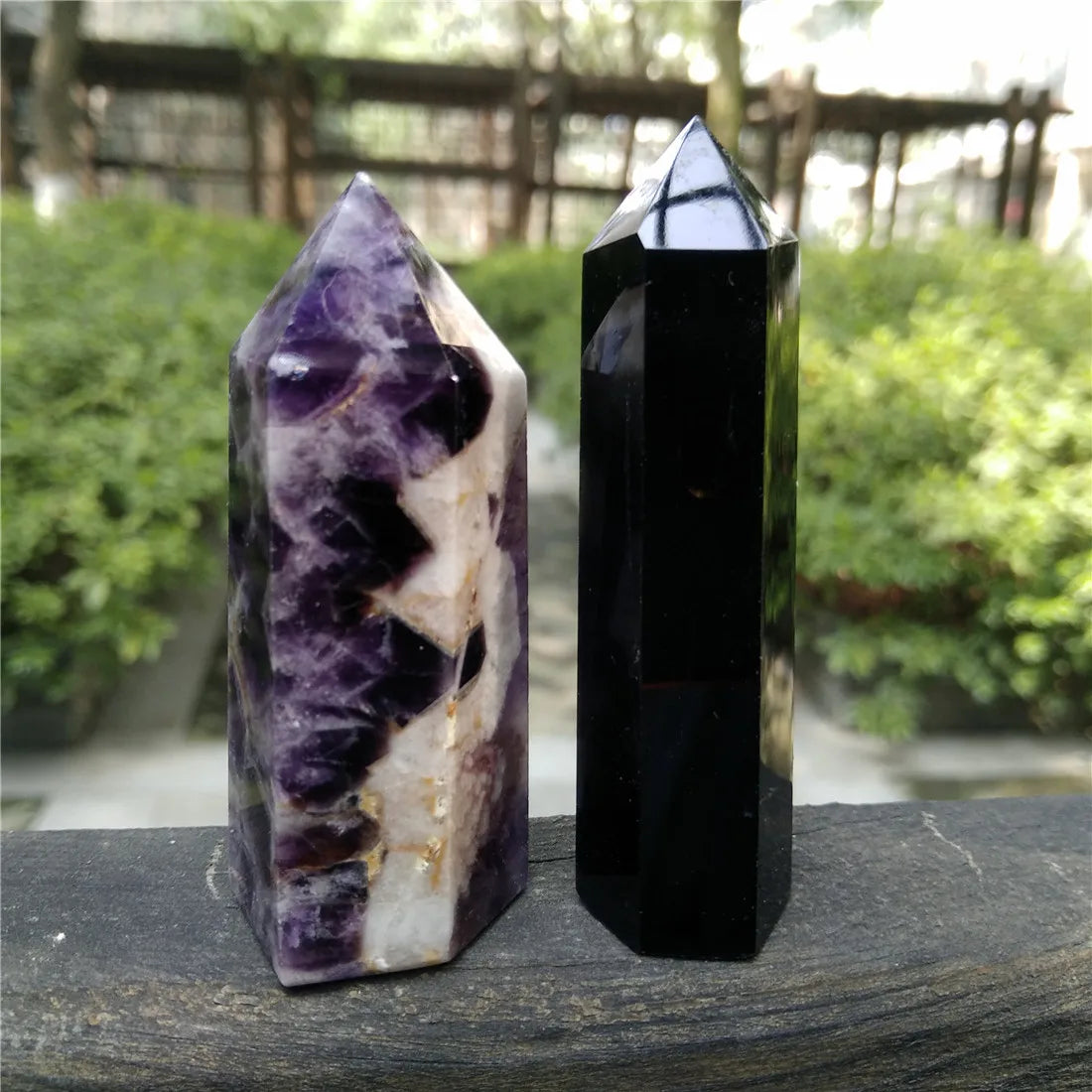 2pcs Amethyst Citrine Smokey Crystal Rose Quartz Black Obsidian Stone Stones Crystals Cristal Pierre Naturelle Cristaux Healing