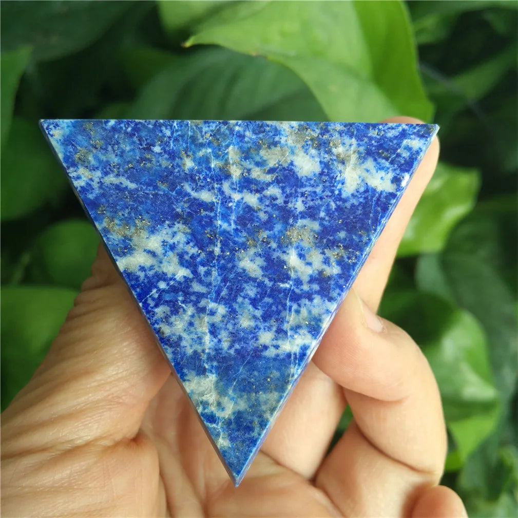 Lapislazuli Tetrahedron Pyramid Stone Stones Crystals Pyramide Wicca Cristal Islande Pierre Naturelle Cristaux Healing Home