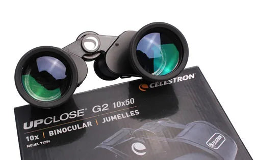 CELESTRONUpClose G2 10x50 binoculars to explore the second generation telescope