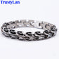 Cool Stainless Steel Dragon Grain Chain Man Bracelet for Men Punk Keel Men's Boys Bracelets & Bangles Jewellery Mannen Armband