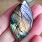 10 PCS Naturel Labradorite Cristal en forme de Goutte Pendentifs Pierre de Traitement Des