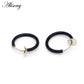 Alisouy 2 PCS Medical Nostril Titanium multi-color Nose Hoop rings clip on nose ring Body Fake Piercing women men body Jewelry