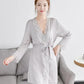 1620 Women's Satin Silk Woman Lace Robe Female Lace Bathrobe Womens Robes Sleepwear Ladies Sexy Robe For Women Drop Shipping