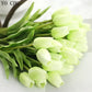 YO CHO Artificial Flowers Tulip Silk Wedding Decoration Real Touch Eustoma Fleurs Hogar Christmas 11 Colours PU Free shipping