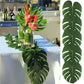 12Pcs Artificial Tropical Palm Leaves for Hawaiian Luau Theme Party Decorations Home garden decoration AA8238