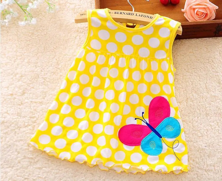 Baby Summer Dress Kids clothes girls New Year 2023 Cotton Princess Frock for Girl Clothing Printing Girls Clothes Low Price