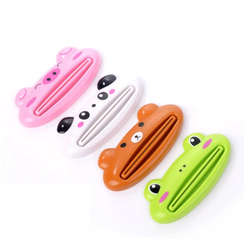 Lovely Animal Toothpaste Dispenser Cartoon Toothpaste Squeezer Tube Easy Squeeze Bathroom Accessories Distributeur Dentifrice