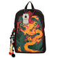 Dragon Embroidery women's shoulder bag Vintage Fashion unisex Backpack Canvas travel Backpack Hot Ethnic backpack