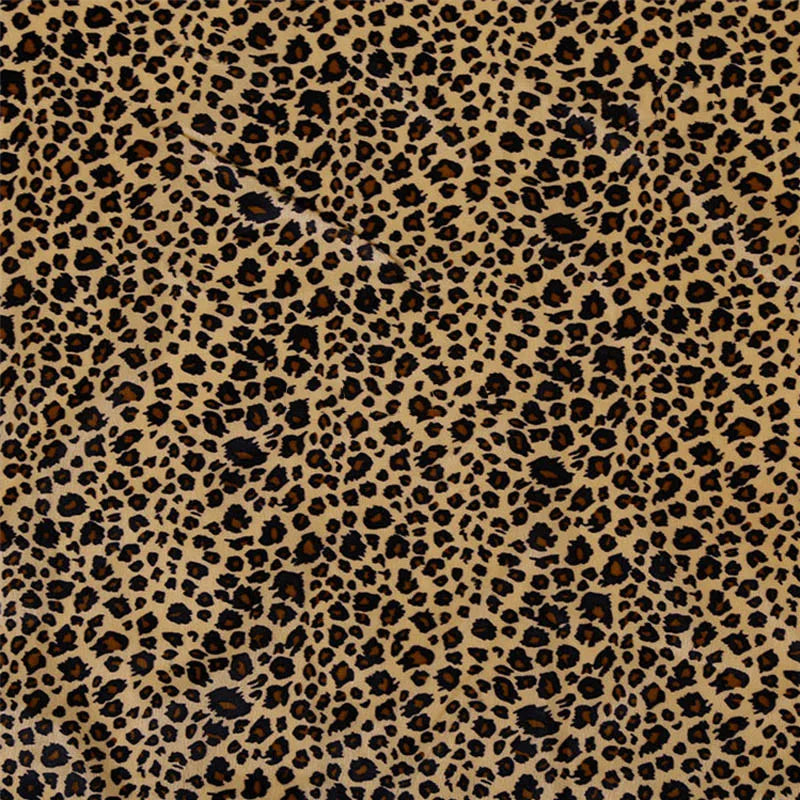 100cm Animal Patterns Zebra Print Leopard Printed Short Pile Faux Fur Fabric DIY Sewing Clothing Costumes/Home Decoration