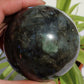 Labradorite stones sphere energy stone natural heavy flash labradorite pierre naturelle et cristaux wicca healing stones 50-60