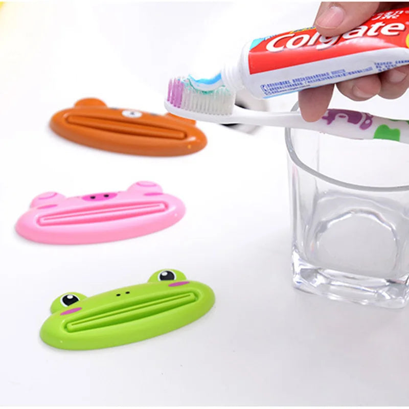 Lovely Animal Toothpaste Dispenser Cartoon Toothpaste Squeezer Tube Easy Squeeze Bathroom Accessories Distributeur Dentifrice