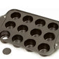 12Cups Non-stick Round Shaped Cheesecake Cup Mini Cake Baking  Pan Removable Bottom Baking Cake Tray Muffin Mold