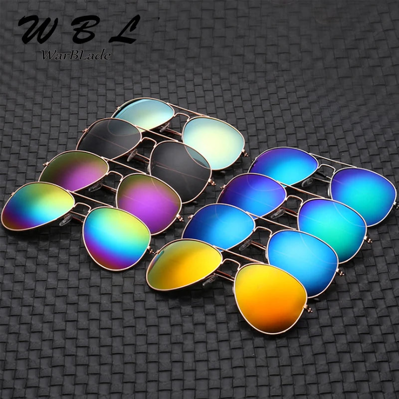 WarBLade New Trendy Pilot Sunglasses Unisex Retro Classic Sun Glasses Female Gradient Lunettes de soleil 400UV Shades