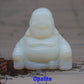 1.5" Buddha Statue Natural Healing Crystal Reiki Chakra Spiritual Hand Carved Stone Maitreya Figurine Crafts Home Lucky Decor