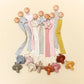 Baby Pacifier Clip Infant Newborn Cotton Wooden Pacifier Chain Nipple Soother Dummy Holder Eco-friendly Material