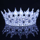 Crystal Queen King Tiaras and Crowns Bridal Diadem For Bride Women Headpiece Hair Ornaments Wedding Head Jewelry Accessories