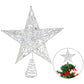 Gold Glitter Christmas Tree Top Iron Star Christmas Decorations For Home Xmas Tree Ornaments Navidad New Year 2023 Natal Noel