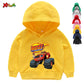 Blaze and The Monster Machines Children's Clothes Boy Impostor Blaze Game Anime T-Shirt Boy or Girl Top Sweatshirt Hoodie 3T-9T