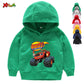 Blaze and The Monster Machines Children's Clothes Boy Impostor Blaze Game Anime T-Shirt Boy or Girl Top Sweatshirt Hoodie 3T-9T