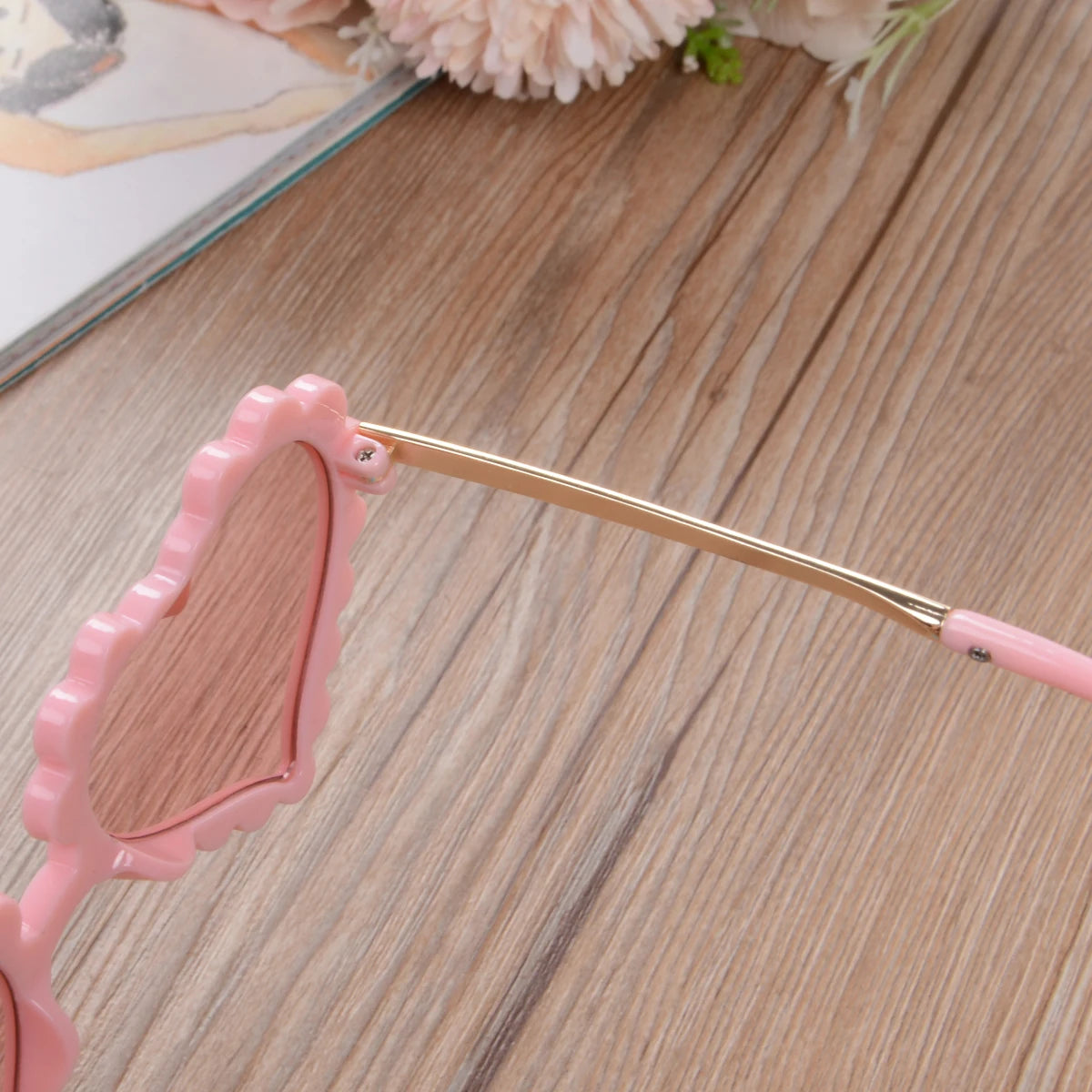 6 Colors Infant Boy Girl Sunglasses Solid Love Pattern Sunglasses Sun Glasses Kid Eyeglasses Beach Eyewear