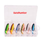 6pcs with Box Whopper Plopper 100mm 13g Floating Popper Fishing Lure Artificial Hard Bait Wobbler Rotating Tail Fishing Tackle