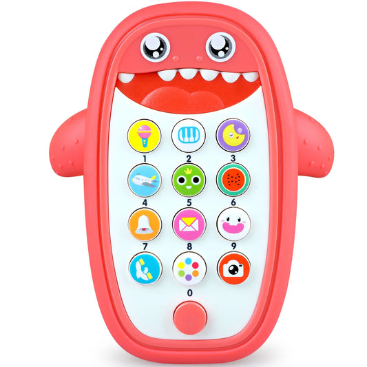 Baby Phone Toy in English Telephone Music Sound Machine for for Kids Infant Early Educational Mobile Phone Toys Gift