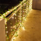 50/100 LED Solar Lights Maple Leaf Fairy Lights LED Waterproof Outdoor Garland Solar Lamp Christmas for Garden Decoration