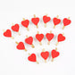 50pcs Mini Wooden Clip Love Heart Shape Photo Paper Clips Pegs Valentines Day Wedding Birthday Party Home Decoration DIY Crafts