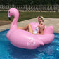 175cm Inflatable Flamingo Giant Pool Float for Adult Pool Toys Water Party Summer Ride-On Swimming Ring Gonflable Piscina Boias