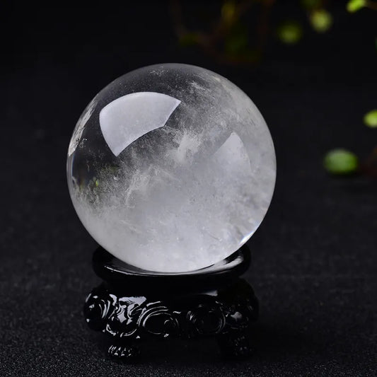 Boule de Quartz en pierre naturelle, 1 pièce, boule de Massage minérale de guérison, méditation Reiki, pierre énergétique, décoration de la maison