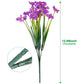 Artificial Violet Flower Branch Fleurs fake Moth Orchid Flowers For Autumn Fall home Wedding Party Garden Balcony Decoration