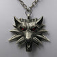 Wizard School Wolf Head Medallion Chains Necklace Wild Tribe Book Series Monster Hunter Games Animal Wolf Pendant Necklace