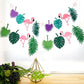 Hawaiian Party Decorations Flamingo Garlands Balloons For ALOHA Luau Party Beach Summer Tropical Birthday  Decoration Supplies