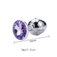 3 Size/set Metal Anal plug butt plug Sex Toys Butt Toys For Women/Men/Couples Adult Game Masturbator Anal S/M/L Diamond Sex Shop