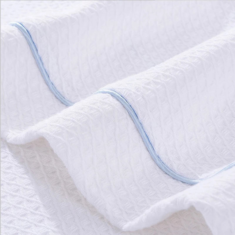 Women 100% Cotton Bath Robe Waffle Suck Water Plus Size Bathrobe Kimono Spa Towel Men Sleepwear Summer Long Dressing Gown Night