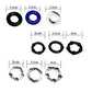 3Pcs Silicone Penis Rings Delaying Ejaculation Cock Rings Lock Ejaculation Adult Games Sex Rings For Men Couples Erotic Sex Shop