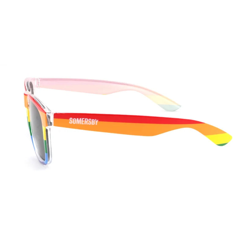 IENJOY Rectangular Sunglasses Men Women Retro Travel Rainbow Sun Glasses Oculos Lunette De Soleil Femm