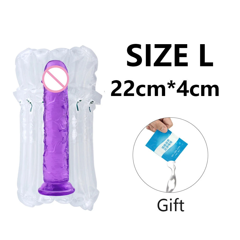 Huge Flesh Realistic Dildo Vagina Anal Butt Plug Strap On Penis Suction Cup For Woman Adult Vibrator Sex Toy Shop Pussy Pump