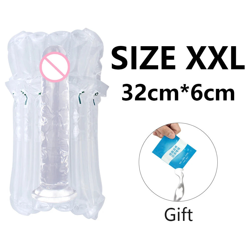 Huge Flesh Realistic Dildo Vagina Anal Butt Plug Strap On Penis Suction Cup For Woman Adult Vibrator Sex Toy Shop Pussy Pump