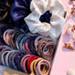 1085PCS Dark Hair Accessories for Woman Set Seamless Ponytail Holders Variety Hair Scrunchies HairBands Scrunchy Hair Ties