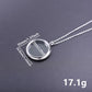 1Pc 17/28/32mm Stainless Steel Round Memory Ashes Locket Pendant Men Necklaces Diy Floating Relicario Coin Bezel Collar Jewelry