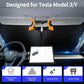 Foldable Car Windshield Sun Shade Cover For Tesla Model 3 Y X S Sun Visors Sunshade Front Window Sunscreen Parasol Block UV Rays